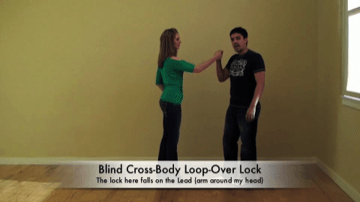 Salsa Dance Video Lessons More Fun Loop-Over Locks
