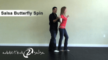 Salsa Dance Video Lessons The Butterfly Spin for Salsa Dance
