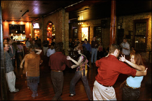 Salsa Tip: Try not to overwax the dance floor...