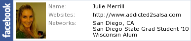 julie_facebook Julie's Facebook Profile