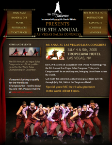 Las Vegas Salsa Congress 2008