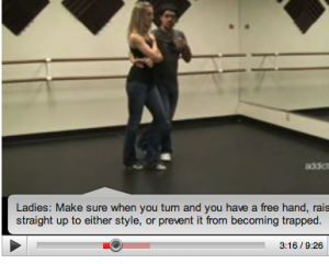 Salsa Dance Move Video with Footnotes