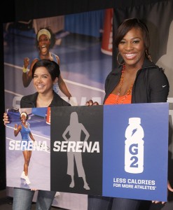 Serena Cuevas and Serena Williams for G2 Serena Cuevas and Serena Williams for G2